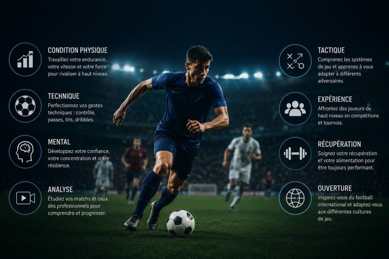 Comment améliorer son niveau pour affronter des adversaires internationaux au football