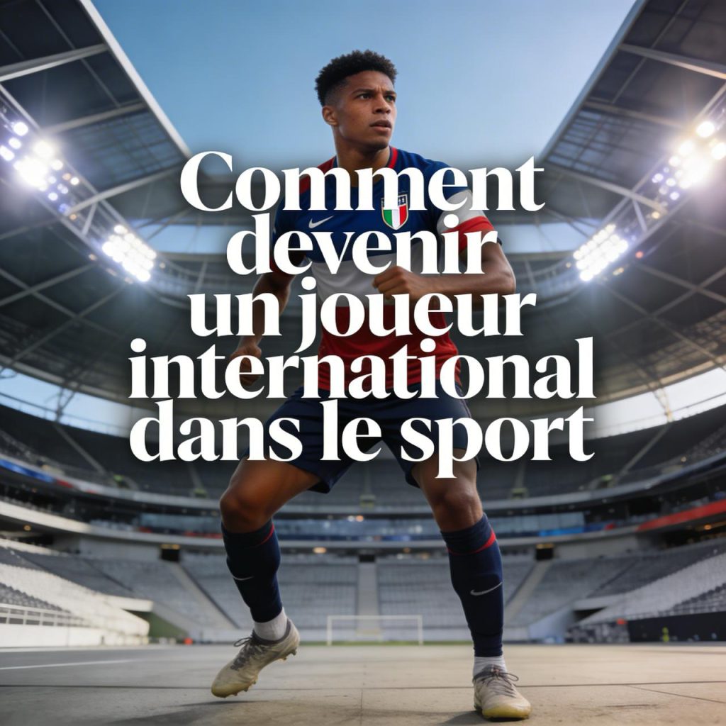 Comment devenir un joueur international dans le sport : étapes et conseils